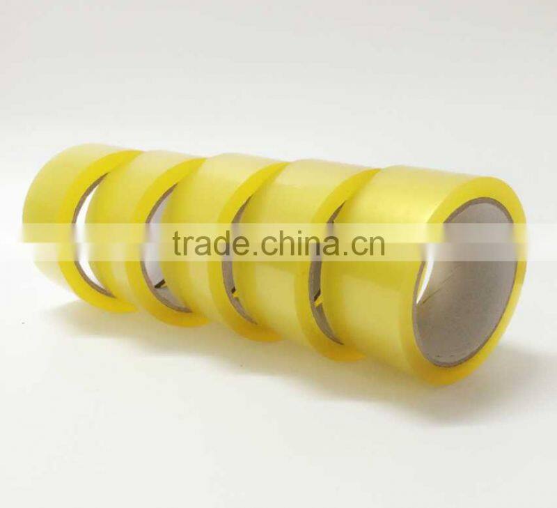 good adhesive power clear yellow bopp adhesive packing tape bopp tape for carton sealing