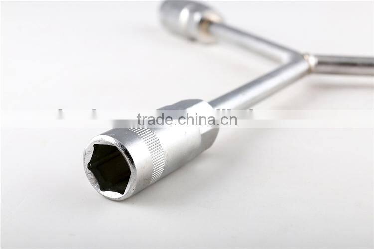 Y Type Socket Wrench with Emergency Tire Repair Kit
