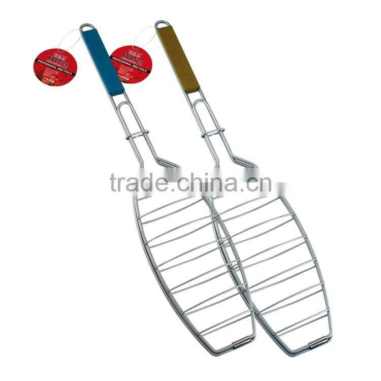 Fish grill rack with non-stick coating