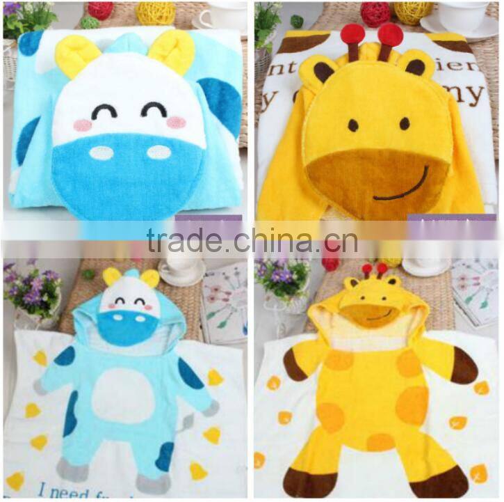 Cotton kids bathrobe hooded kids bathrobe kids bathrobes wholesale