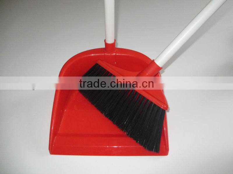 plastic broom and dustpan set