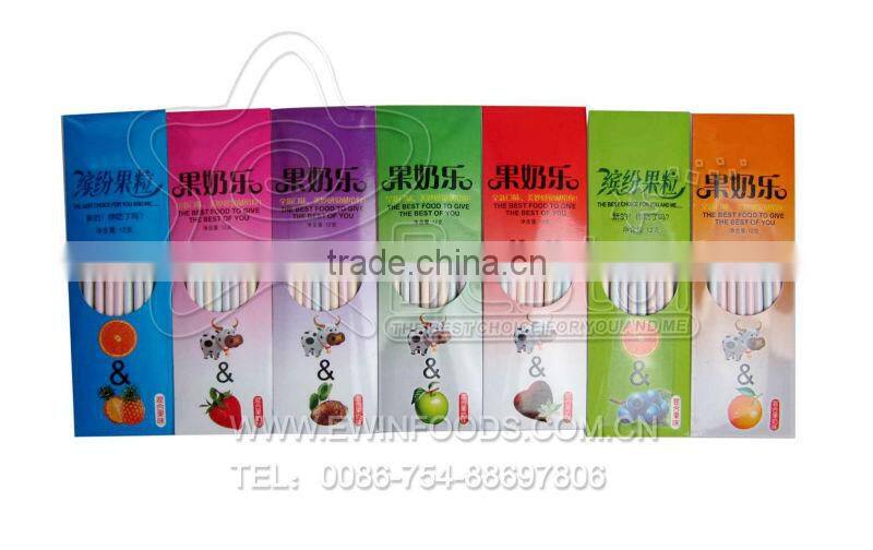 8 in 1 Paper Box Packing Fruity Flavor Sour Powder