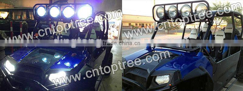 Automotive HID Work Lights with E-Mark or E4 Certificates and 9 to 32V DC Voltage, OEM Welcomed