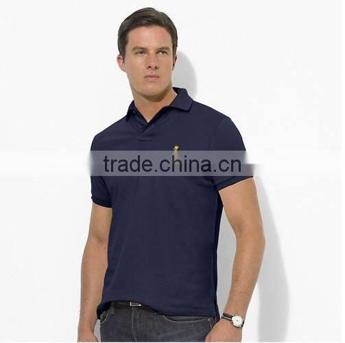 100%cotton embroidered short sleeves polo t shirt for men polo shirts customized logo