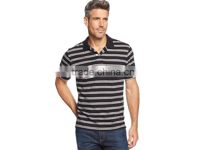 Big and Tall Striped Short-Sleeve Polo