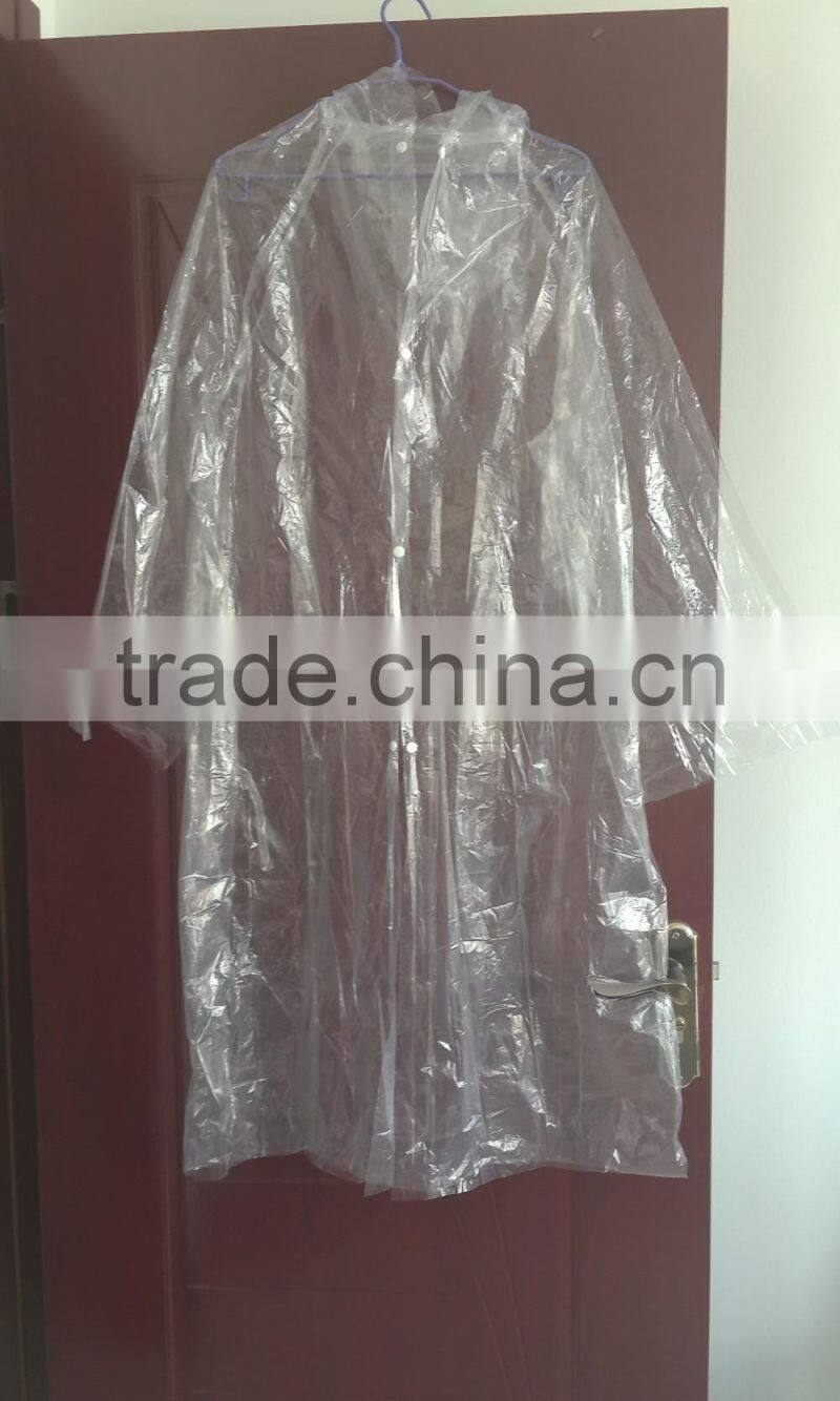Wholesale customized foldable waterproof PVC kids/children raincoat
