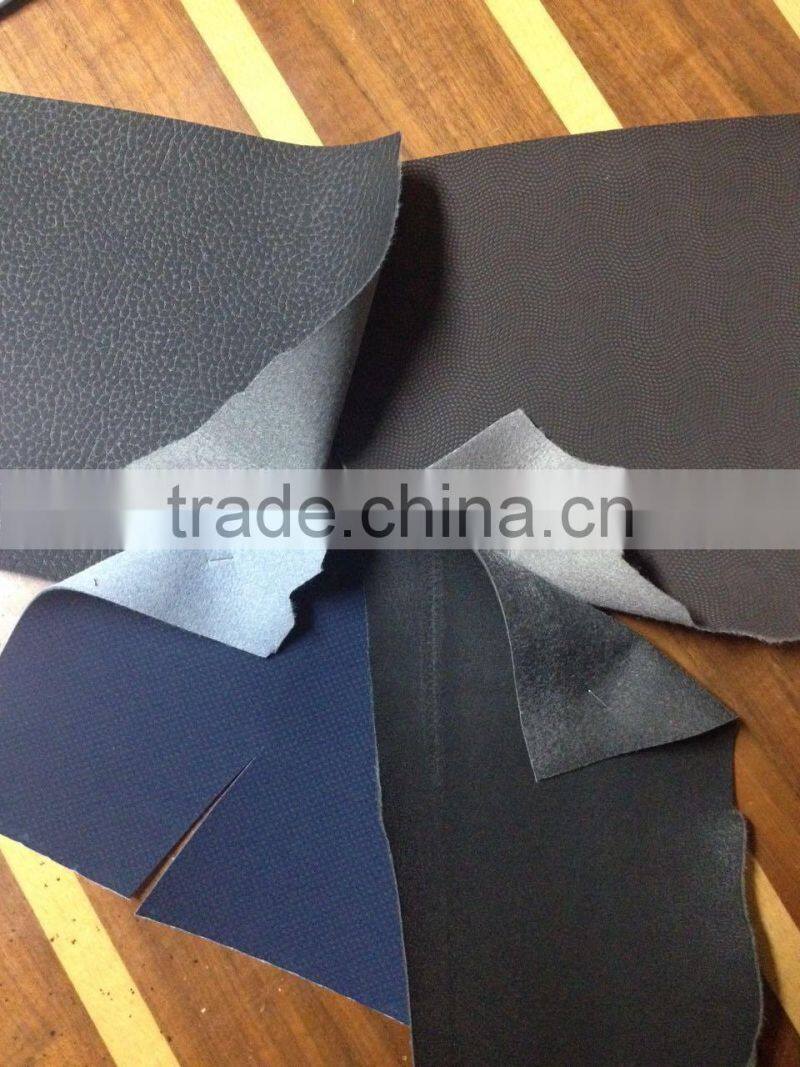 PU artificial Leather With Non-woven backing Stock Lot