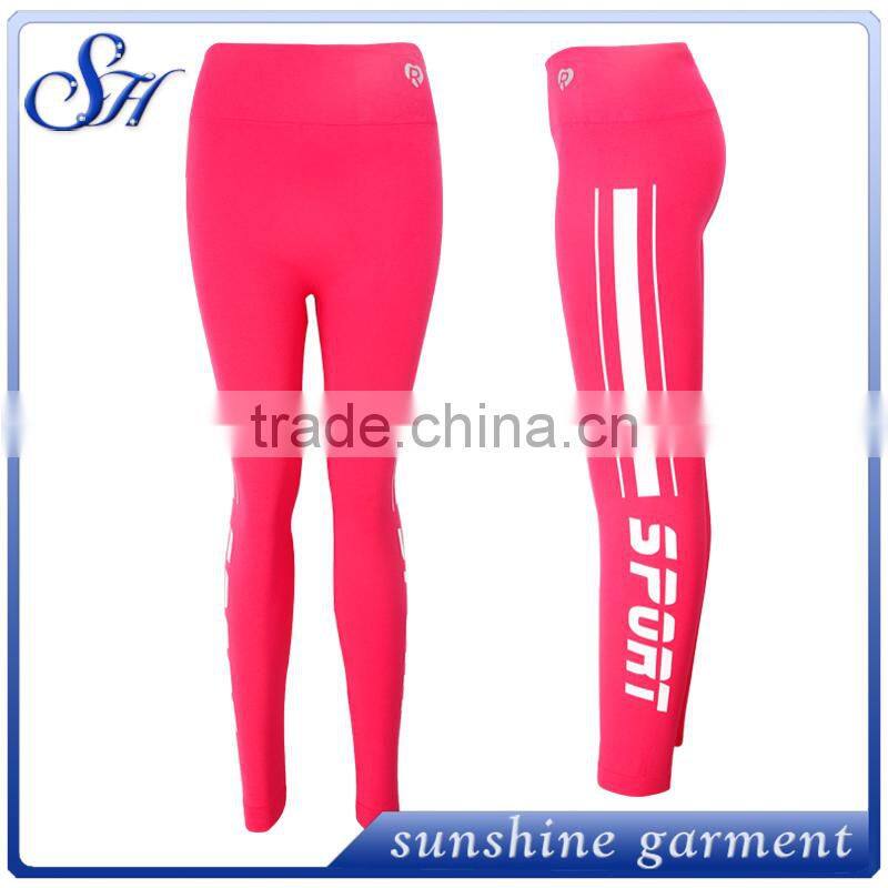 2017 High Quality Colorful Seamless Sports Tight Yoga Pants