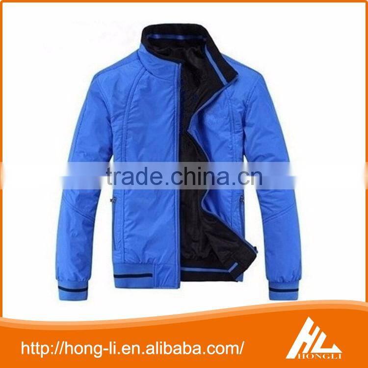 Fashion down jacket 100% polyester cotton-padded mens down coat