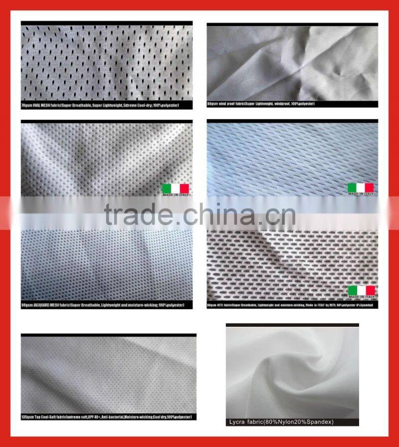 OEM service Custom Sublimation club cycling jersey set, fashionable & professional cycling jersey