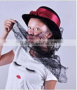 adult halloween vampire top hat , vampire top hat ,vampire hat