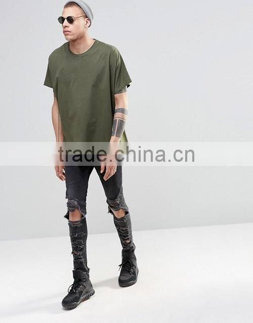 Cheap china bulk wholesale men blank extreme oversized t-shirt