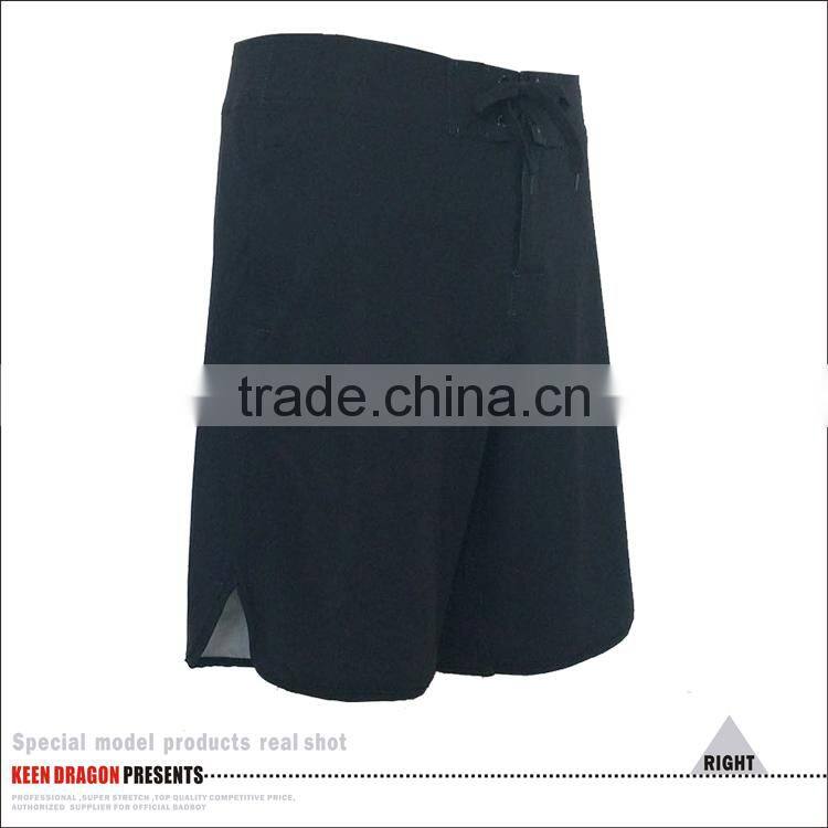 OEM service wholesale sportswear custom logo mens black mma shorts