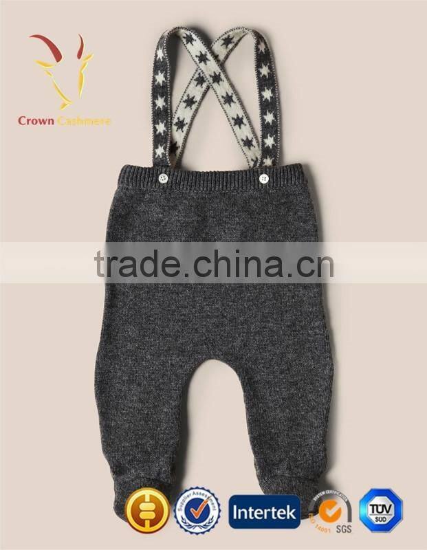 Newborn Grey Wool Baby Knit Leggings Pants