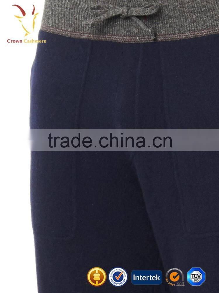 Men's 100% cashmere Knitted pants