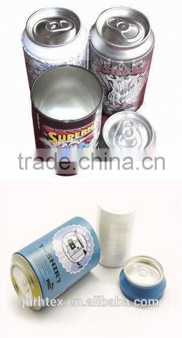 Beautiful tin can cotton compressed t-shirt