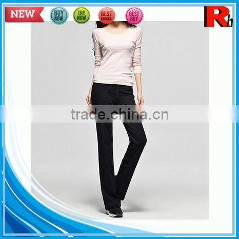 China alibaba best products for import cotton plain custom wholesale women slim fit jogger sweatpants