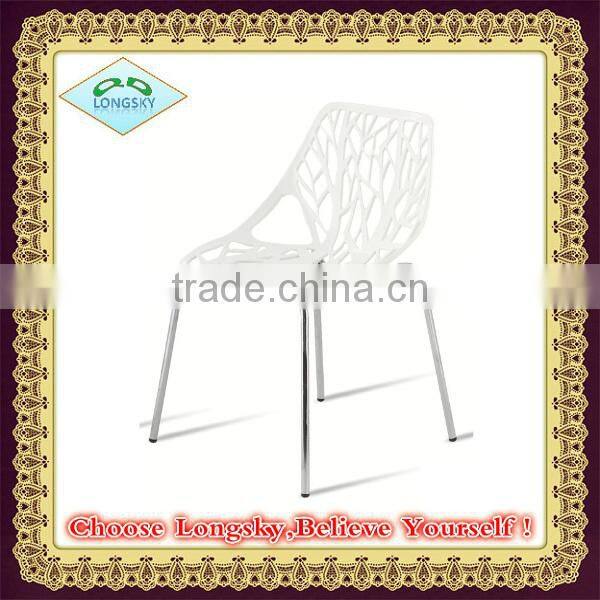 Hot sale bird nest design metal frame plastic chairs garden chairs outdoor furniture