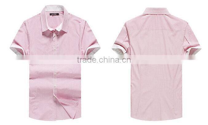 custom Juqian brand stylish slim latest shirt designs short sleeve high-end man shirt