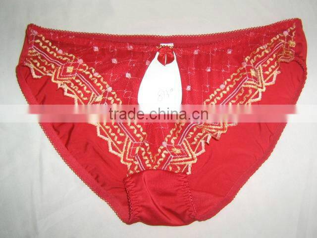 women sexy full briefs red panty bikini high quality