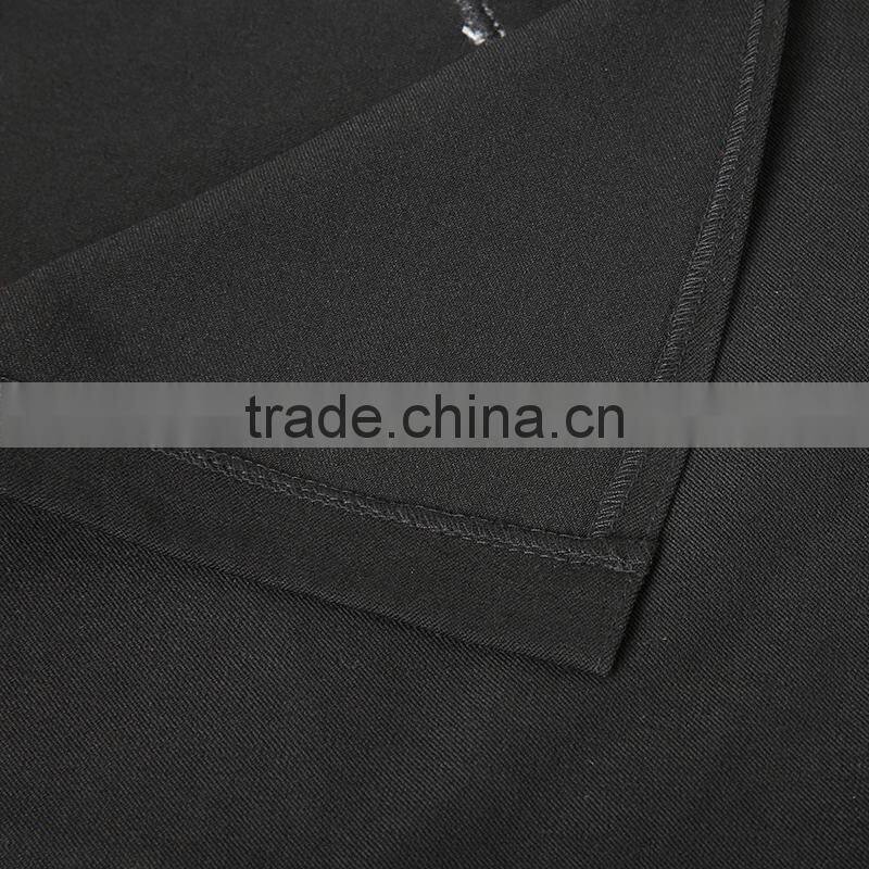 new design high waist narrow embroidered denim skirt