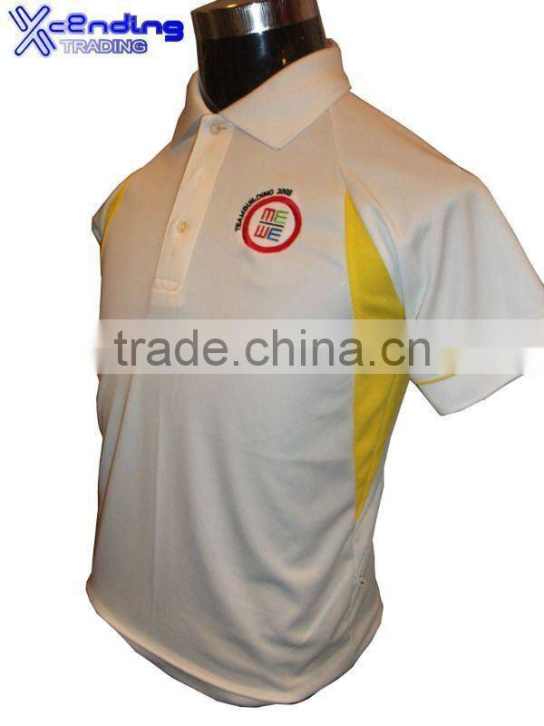 Xcending X-T014 Men's Quick Dry Plain White T-Shirts