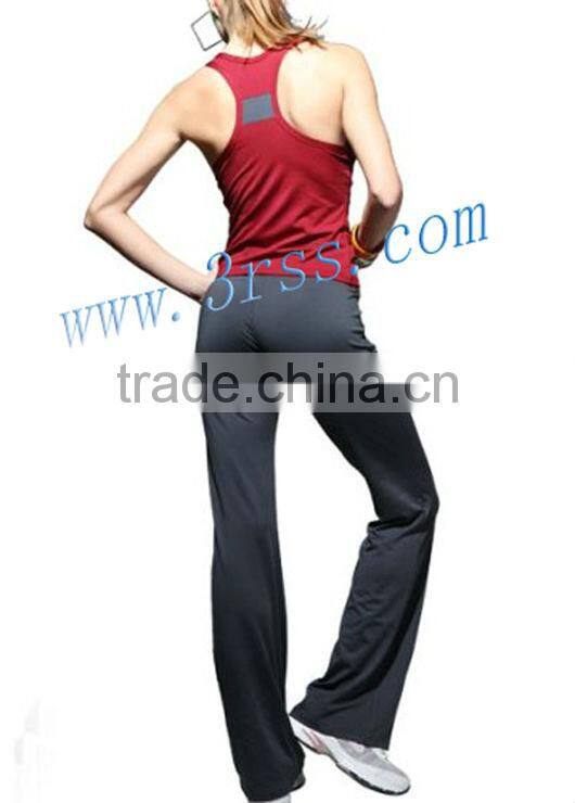 High quality top branded sexy ladies elegant yoga wear