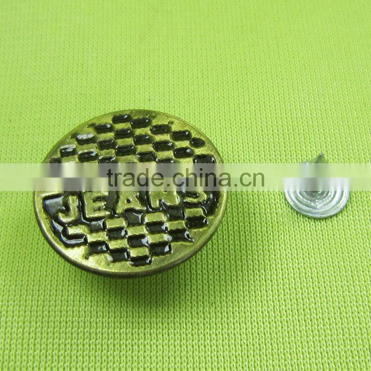Hot selling metal military buttons Low MOQ
