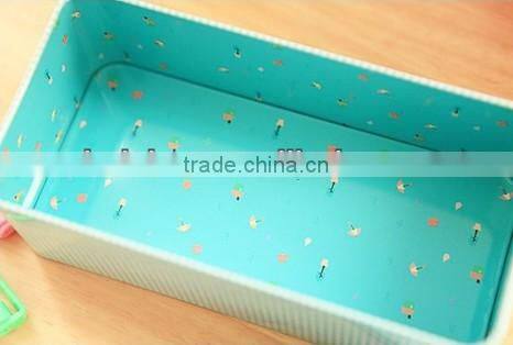 So Cute So Lovely Stationery Magnetic Pencil Box Tin Pencil Box