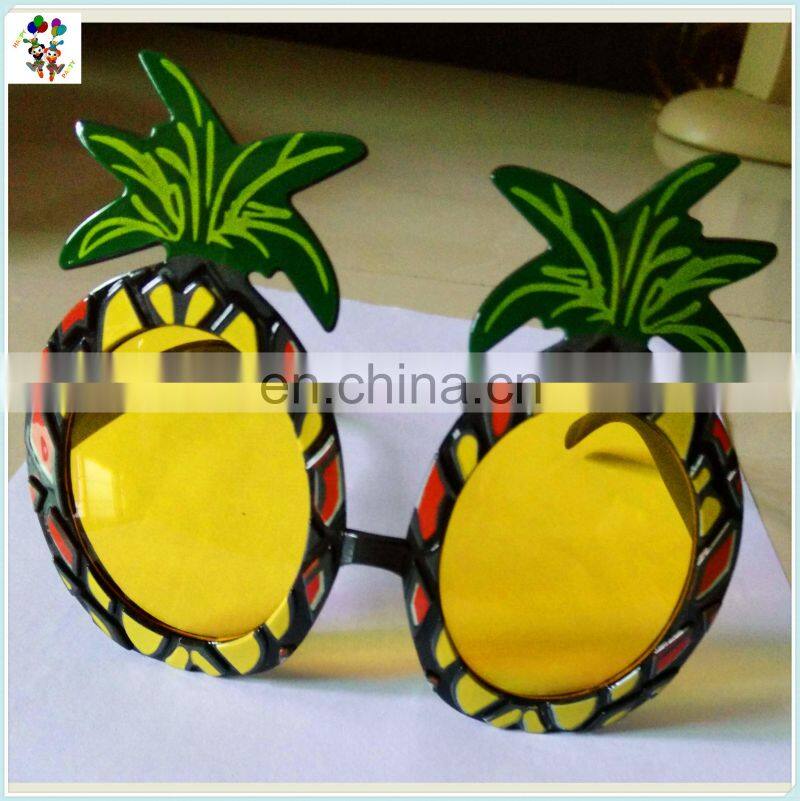 Yellow Lens Fancy Dress Beach Hawaiian Party Pineapple Sunglasses HPC-0630