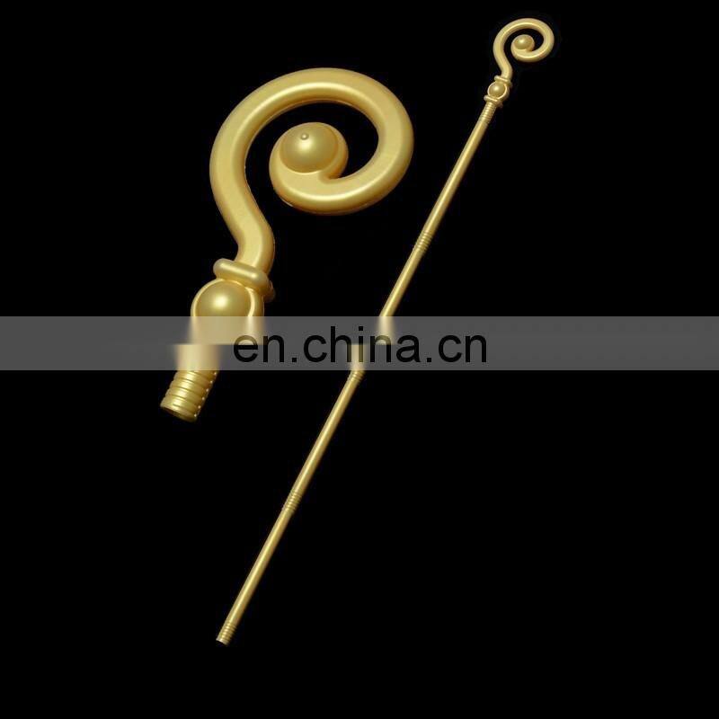 Wholesales party decoration for Halloween crozier staff,bishop staff