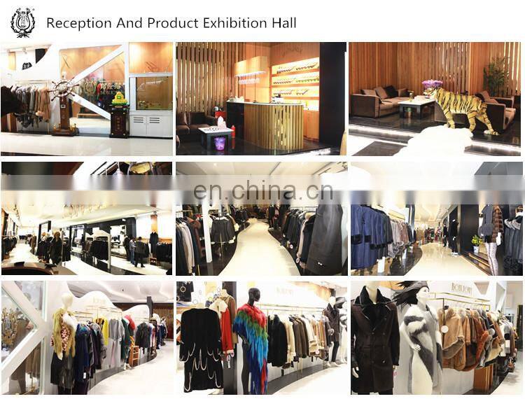 Winter Fur And Leather Overcoat Fox Fur Collar Sheepskin Fur Coat Cream Collar Lamb Fur Jacket