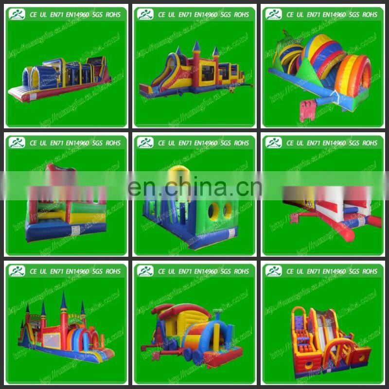 Colorful giant inflatable obstacle/inflatable obstacle course for children games(Running Fun)