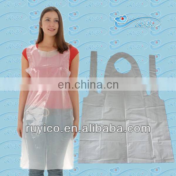 disposable PP apron for food processing/handling
