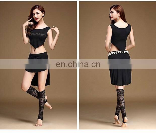T-5126 New arrival fashion sexy sleeveless modal bellydance costumes