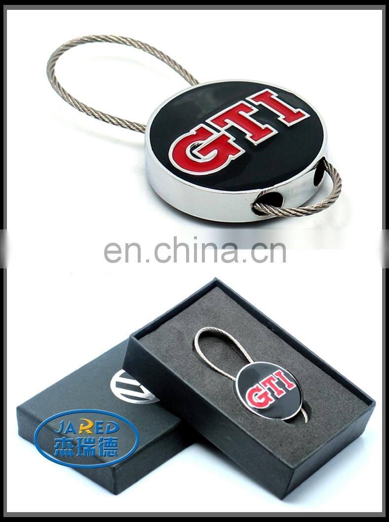 Custom metal keychain /round metal keychain with steel