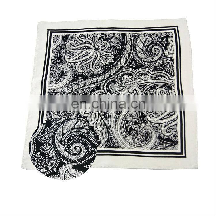 custom twill silk scarf 90x90