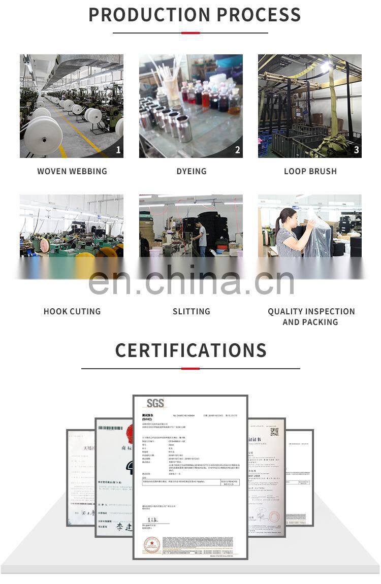 multi-colored high tenacity cotton webbing belt strap customized size