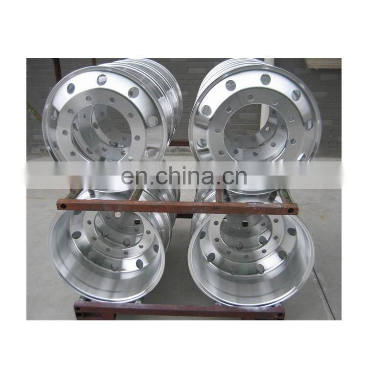 22.5*9 semi tubeless steel 10 hole truck wheels