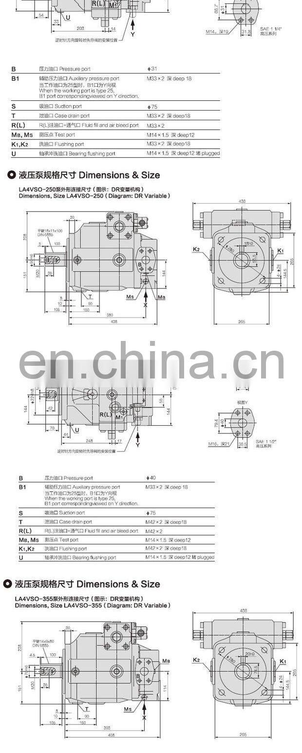 A4VSO250LR2/30R-VPB13N00 Axial Piston Variable Pump