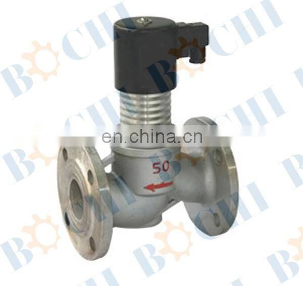Stainless Steel Flanged Normal Open Type Solenoid Valve