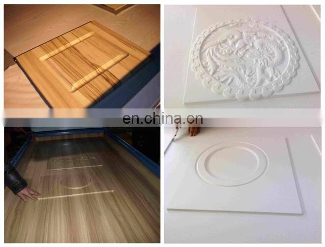 automatic kitchen cabinet wood door laminating machine
