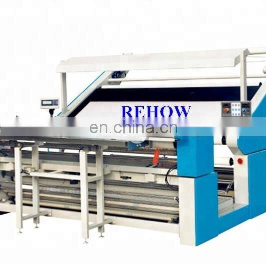 OW-02 Advanced Tech open-width Knitting Fabric Inspecting Rolling Machine