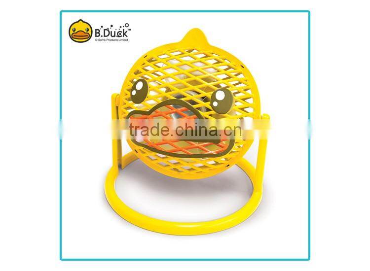 B.Duck design novelty animal shape mini usb personal ventilation fan