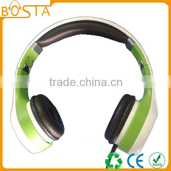 Simple stylish customized colors cool children's comfortable foldable headphone for sale