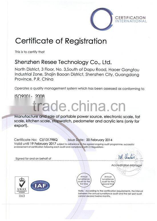 Tempered Glass Body Fat Scale Personal scale