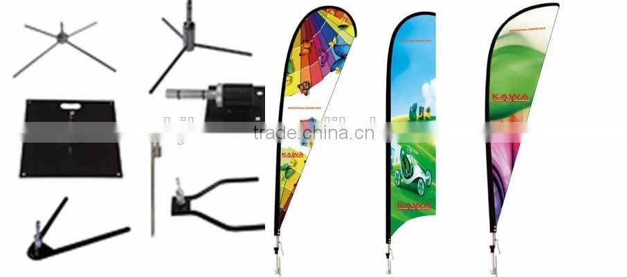 red white green colorful beach flags