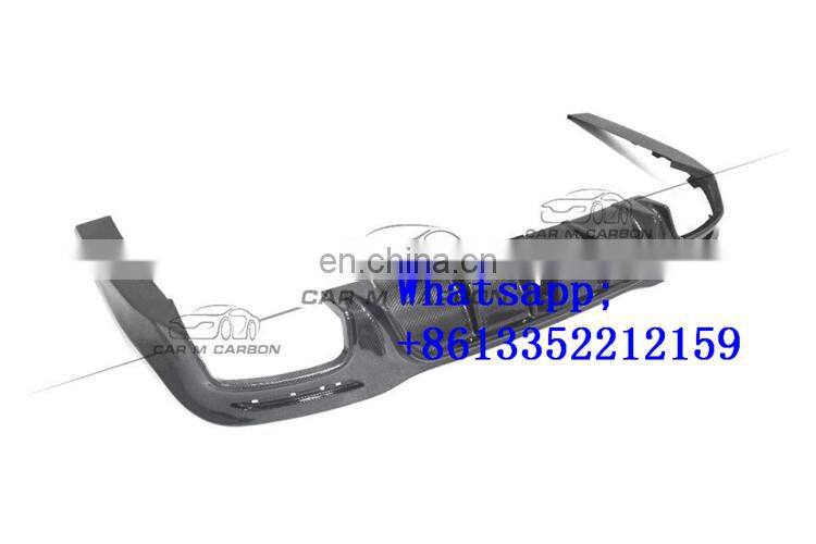 S-CLASS W222 S63/S65 B style carbon fiber rear diffuser with exhaust tips fit for 2018y 2019year S63/S65 rear diffuser