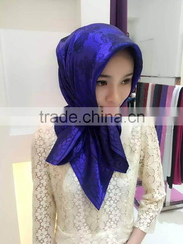 latest design high quality islamic square scarfs muslem headscarf shawl