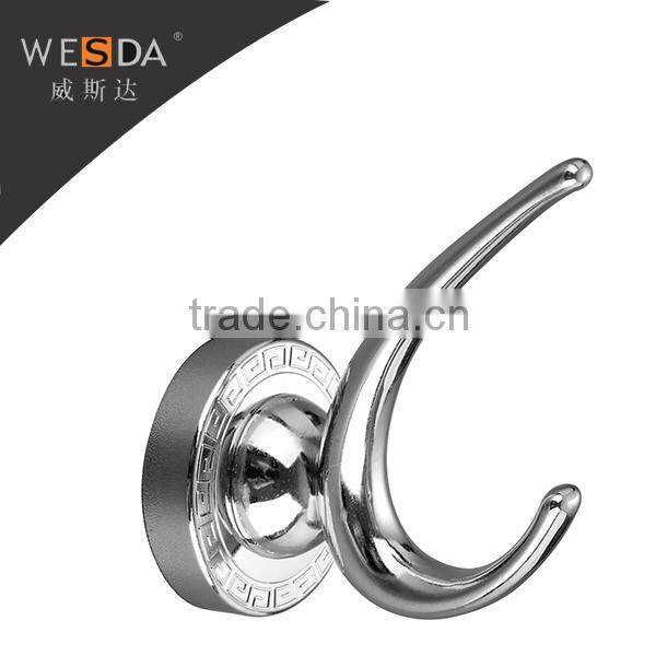 Wesda aluminum alloy bathroom wall hanger bathroom accessory hook 315